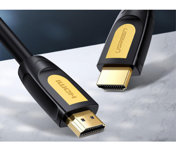 UGREEN Kabel HDMI 1.4 HD101 FullHD 60Hz 10m czarno-żółty - 1488990 - zdjęcie 3